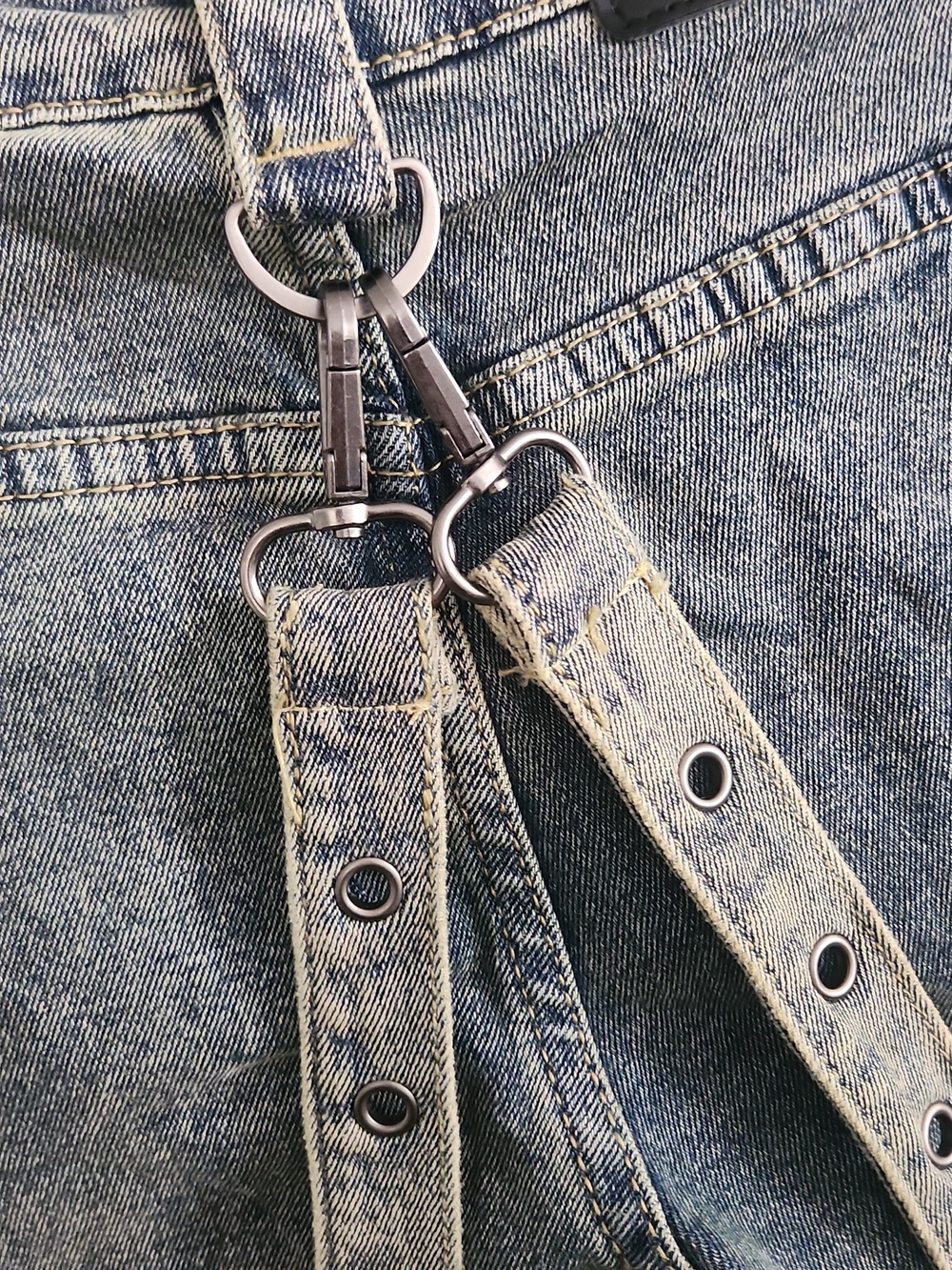 Generation Kiss Brand Sold By Dolls Kill Aurora Cargo Jeans - Picture 6 of 10